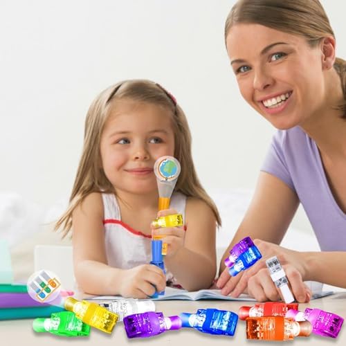 Science Themed LED Finger Lights for Kids Birthday and Classroom Prizes