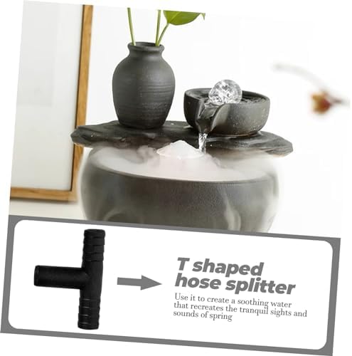 Cabilock 10pcs T-Shaped Hose Splitter for Fountain Accessories