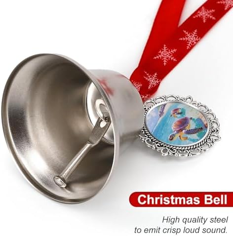 Ocean Animal Sea Turtles Christmas Hanging Bells Ornament Decor