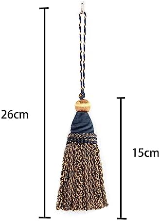 Fenghuangwu 2 Pcs 6 Inch Key Tassel with 43 Inch Loop