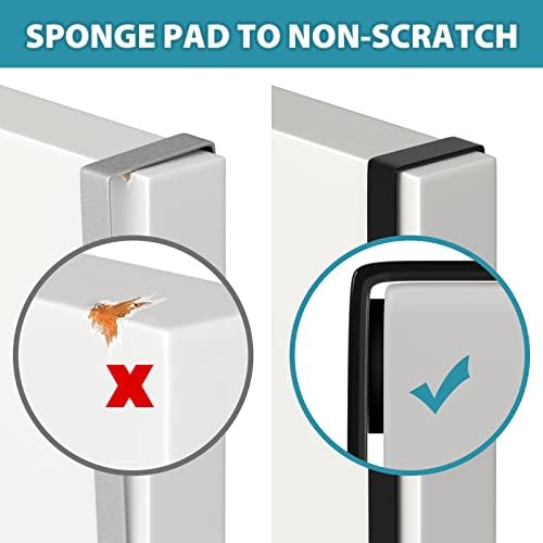 14 Inch Over The Door Hooks 4 Pack Black