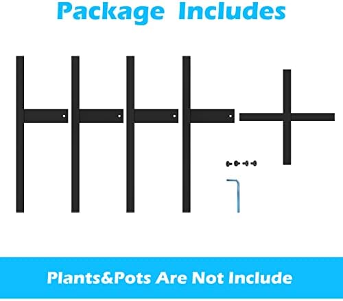 Heavy Duty Plant Stand for 10 to 16 Inch Pots Black 1 Pack