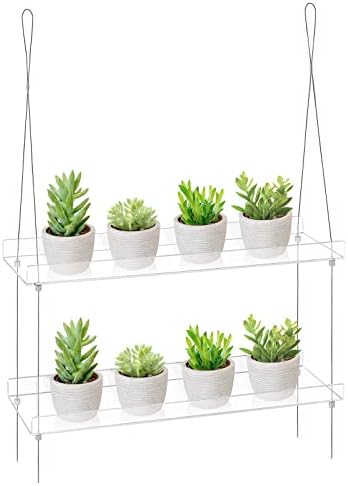 Sumerflos 2-Tier Acrylic Window Plant Shelves