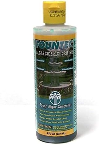 EasyCare FounTec Algaecide and Clarifier 8 oz Bottle