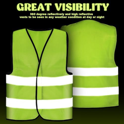 Zhanmai 20 30 40 Pack Kids Safety Vest with Reflective Strips
