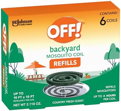 OFF Backyard Mosquito Repellent Coil Refills 6 Count