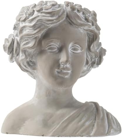 AB Home Classic Greek Goddess Bust Outdoor Planter