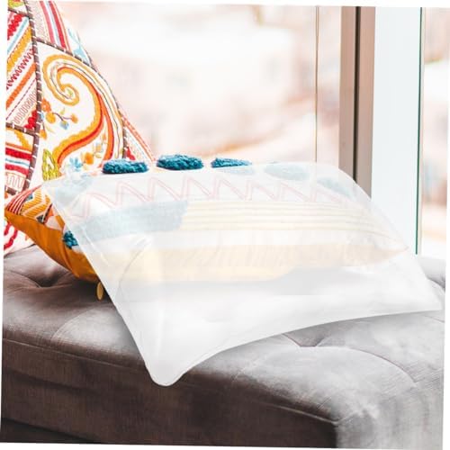 VICASKY Inflatable Transparent Pillow Insert for Comfort and Support