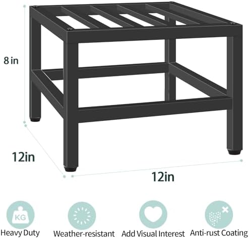 Lilybud Lily 2 Pcs Heavy Duty Plant Stands Metal Frame