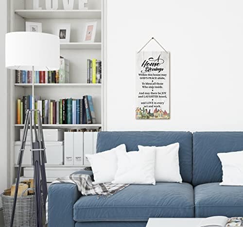 HALUOSI Wooden Decor Sign for Home and Family