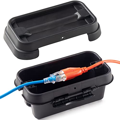 SockitBox - Weatherproof Electrical Connection Box - Black Small