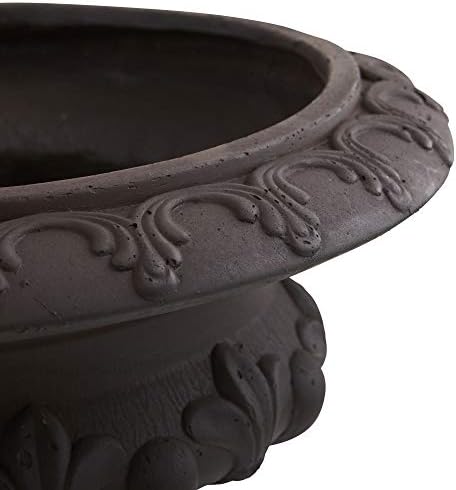 Nearly Natural 125in H Iron Finish Decorative Urn