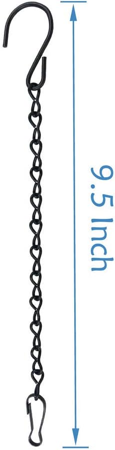 Yingfeng 10 Pack 95 Inch Black Hanging Chains for Planters and Decor