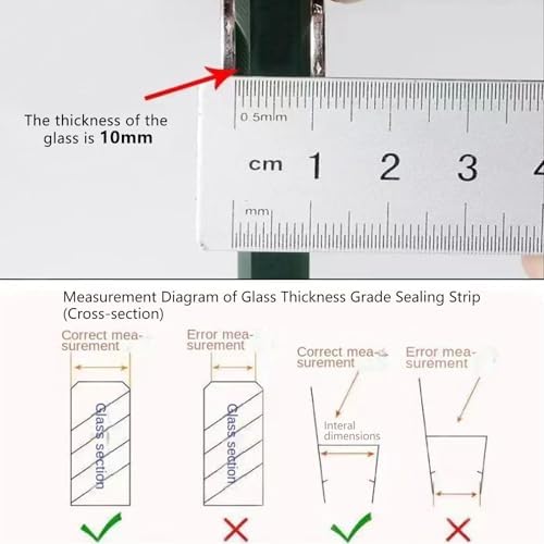 Frameless Shower Door Silicone Seal Strip 6mm 14 F Type