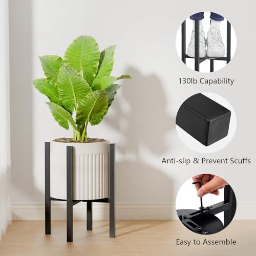 Adjustable Metal Plant Stand for Indoor Outdoor Use