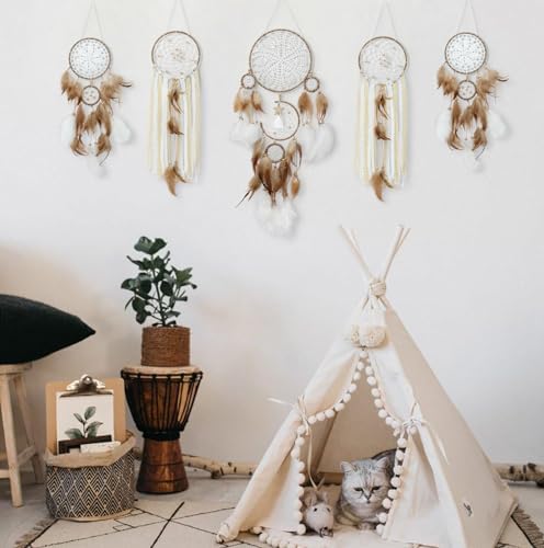 DJSYLIFE Dream Catchers Camels Set 5pcs Wall Decor