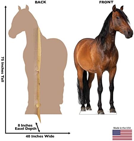 Cardboard People Horse Life Size Cutout Standee