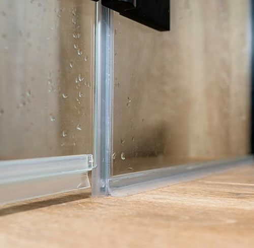 Prime-Line M 6258 Frameless Shower Door Bottom Seal - 36 Inch Clear Vinyl