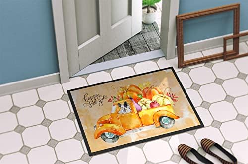 Carolines Treasures Fall Harvest French Bulldog Doormat 24x36