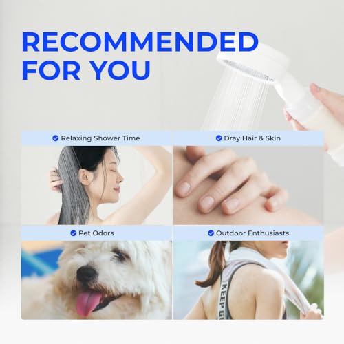 BODYLUV Puresome Perfume Shower Filter - Chlorine Removal Vitamin C Scent Grapefruit Peach