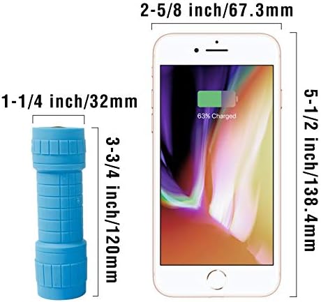 EverBrite 16-Pack Mini LED Flashlight Set - 4 Colors 48 AAA Batteries Included