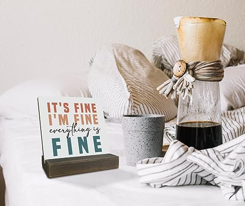 Inspirational Wooden Plaque Sign with Stand