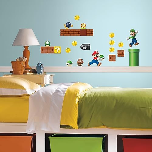 RoomMates RMK2351SCS Nintendo New Super Mario Bros Wall Decals