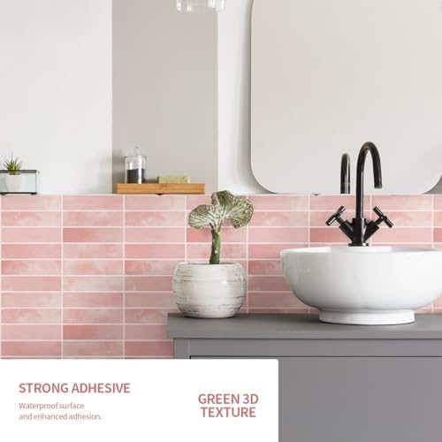 Peel and Stick 3D Wall Tiles for Kitchen and Bathroom