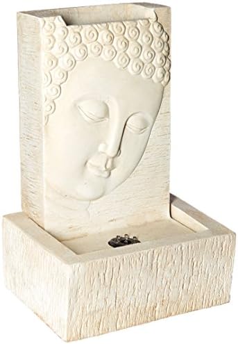 Jeco Buddha LED Light Tabletop Fountain Beige