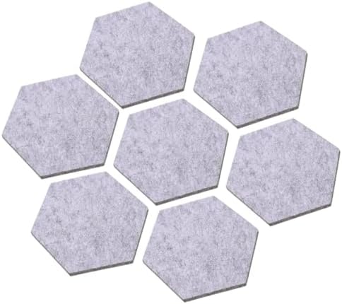 12Pcs Self Adhesive Felt Bulletin Board Tiles Gray