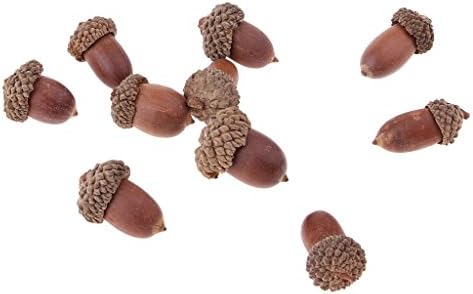 40 Pack Rustic Natural Dried Acorns Pine Cones Ornaments