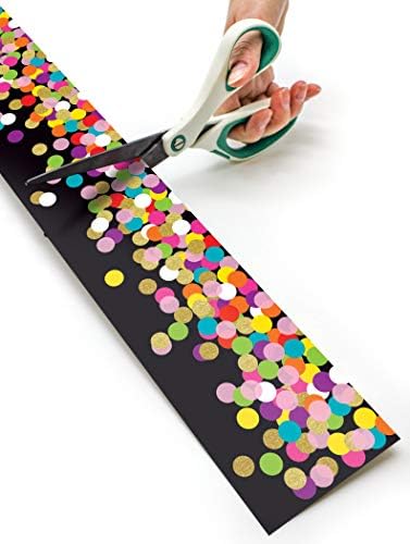 Colorful Confetti Border Trim 50ft Classroom Decor