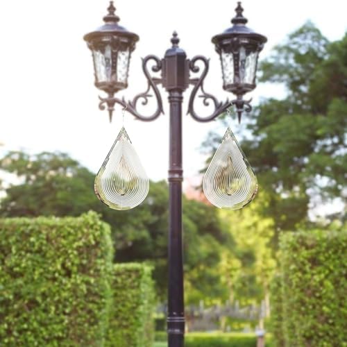 Elegant Wind Spinner with 360 Rotate Stainless Steel Decor
