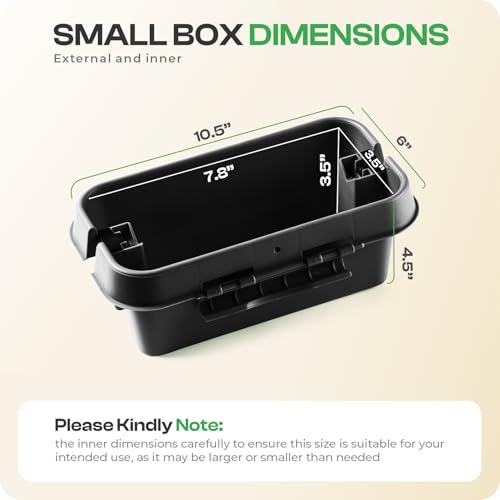 SockitBox - Weatherproof Electrical Connection Box - Black Small