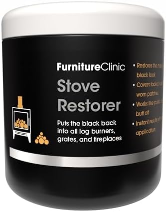 Furniture Clinic Stove Restorer Matte Black High Heat Paint
