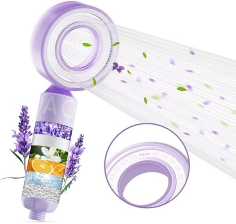 Vitamin C Shower Head with Filter and Lavender Scent