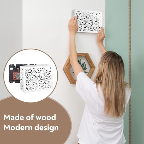 PELSSEL Wooden Doorbell Chime Cover Box - Universal Fit