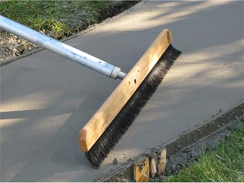 MARSHALLTOWN Concrete Broom with Horsehair Bristles 36 Inch