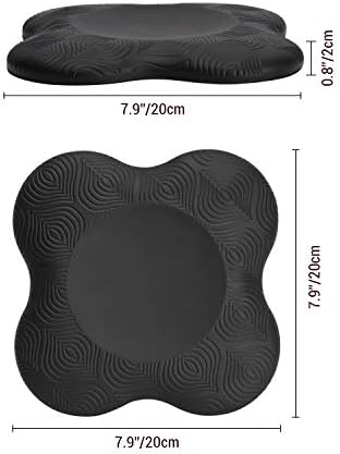 TOBWOLF 2PCS Yoga Knee Pads Anti-Slip Support for Yoga Pilates and Workouts