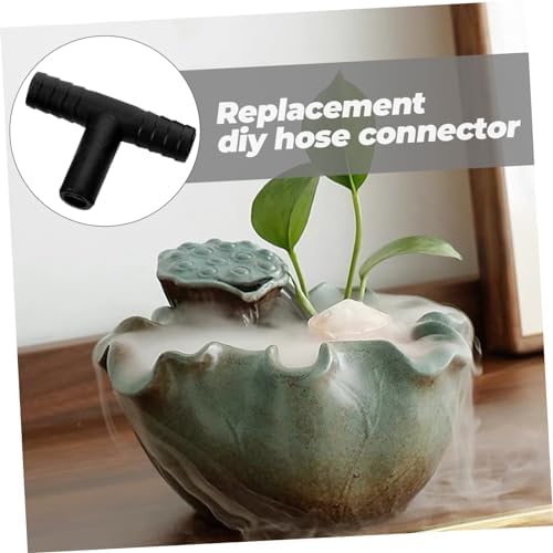 Cabilock 10pcs T-Shaped Hose Splitter for Fountain Accessories