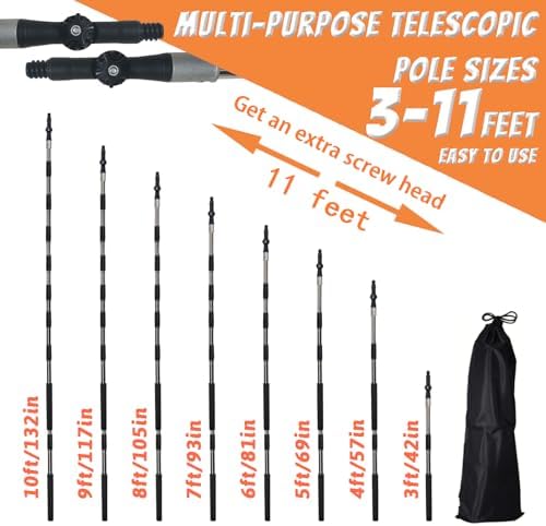 Frebuta Multi-Purpose Splice Extension Pole 2ft-11ft