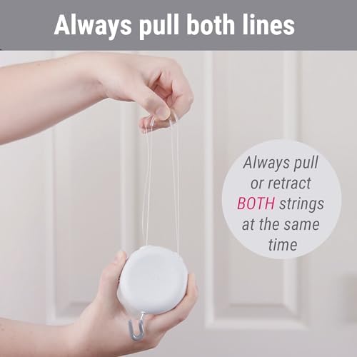 Zip n Hang Adjustable Wreath Hanger for Front Door