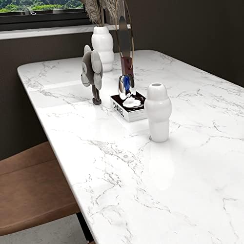 Glossy Marble Peel and Stick Wallpaper