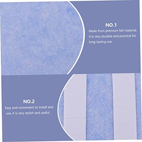Zerodeko 10pcs Hexagon Felt Bulletin Board for Wall Decoration Easy Install No Damage