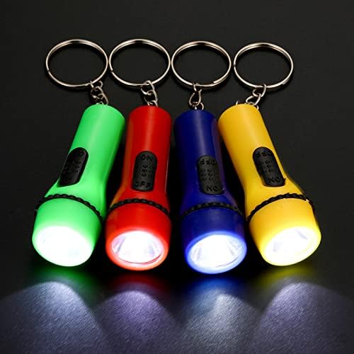 48 Piece Mini Flashlight Keychain Set