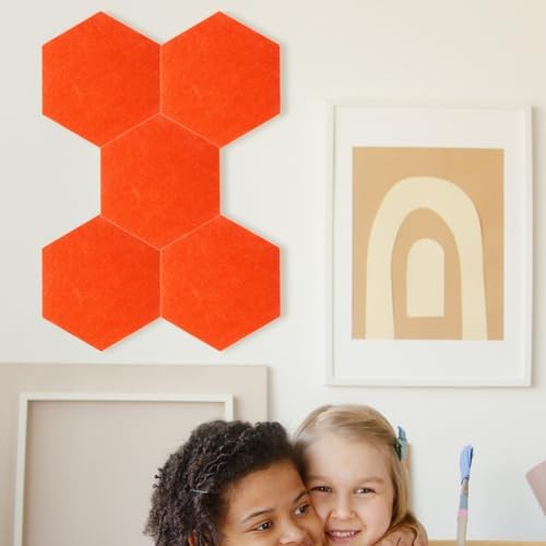 12pcs Felt Bulletin Boards Soundproofing Mats for Classroom Home Use