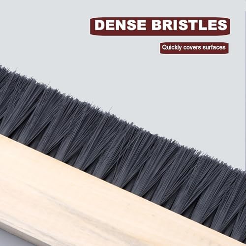 30cm Large Paint Brush for Floor Wall Worktop Black