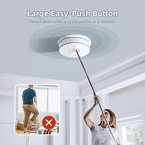 GLBSUNION Combination Smoke and CO Detector Alarm 2-Pack