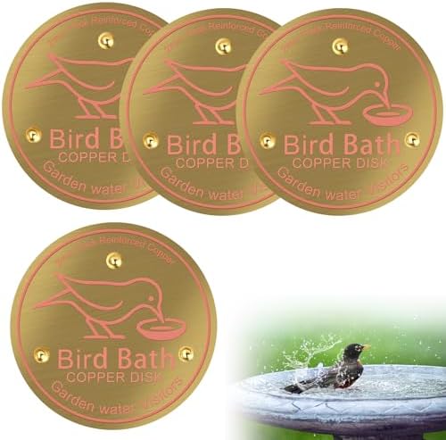 4Pack Bird Bath Purification Disk 9999 Pure Copper