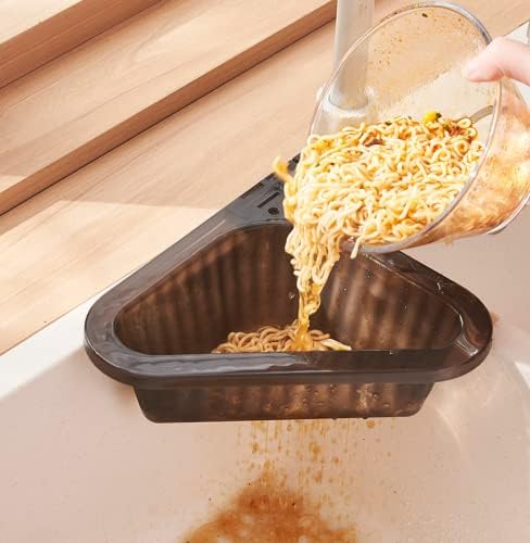 2Pcs Swan Shape Corner Sink Strainer Basket with Hanging Design